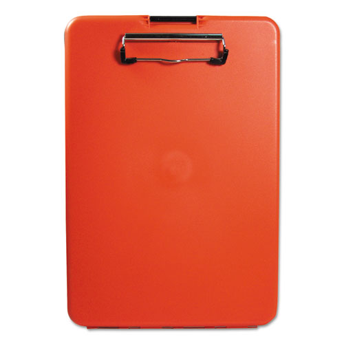 Image of Saunders SlimMate Storage Clipboard, 0.5" Clip Capacity, Holds 8.5 x 11 Sheets, Red
