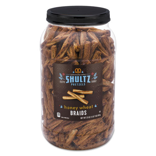 Image of Shultz Pretzels, Honey Wheat, Tub, 1.44 Oz