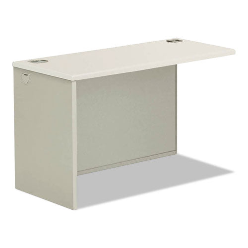 Image of HON® 38000 Series Return Shell, Left, 60w x 24d x 29.5h, Silver Mesh/Light Gray