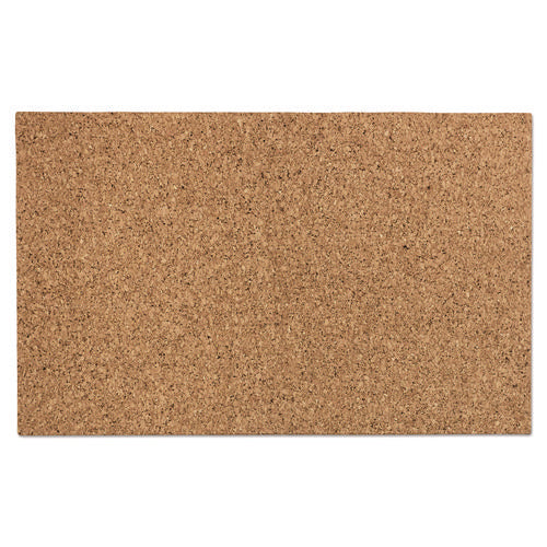 Image of Iceberg iDesign Frameless Cork Bulletin Board, 24" x 38", Tan Surface