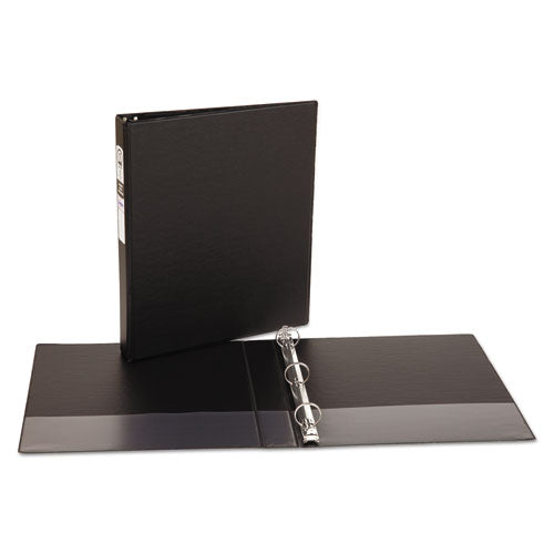 Image of Avery® Economy Non-View Binder With Round Rings, 3 Rings, 1" Capacity, 11 X 8.5, Black, (3301)