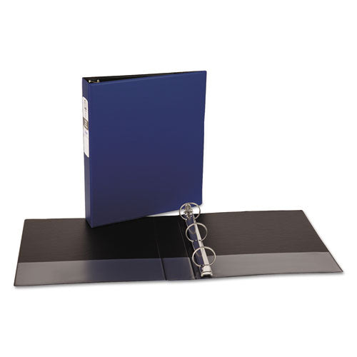 Image of Avery® Economy Non-View Binder With Round Rings, 3 Rings, 1.5" Capacity, 11 X 8.5, Blue, (3400)