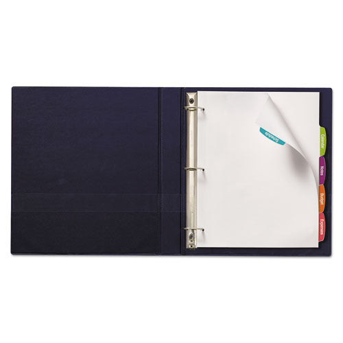 Image of Avery® Big Tab Printable White Label Tab Dividers, 5-Tab, 11 x 8.5, White, 20 Sets
