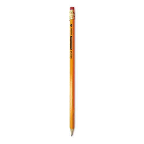 Image of Universal Deluxe Blackstonian Pencil, Hb (#2), Black Lead, Yellow Barrel, Dozen