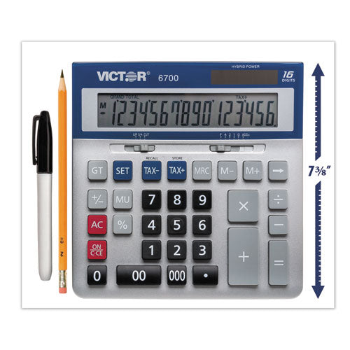 Image of Victor® 6700 Large Desktop Calculator, 16-Digit Lcd