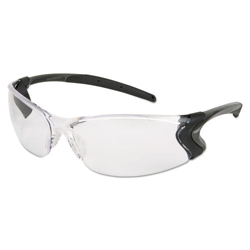 Image of MCR Safety Backdraft Glasses, Clear Frame, Anti-Fog Clear Lens