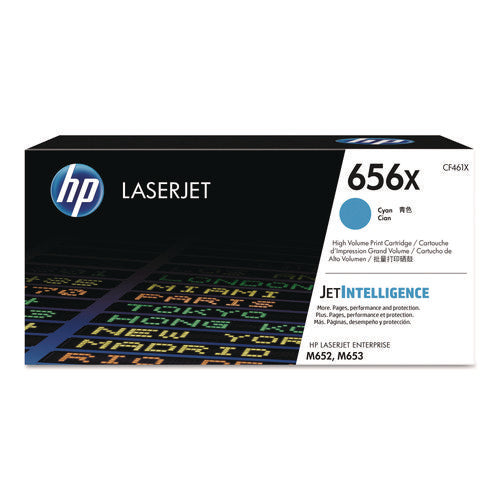 Image of HP HP 656x, (cf461x) High-Yield Cyan Original Laserjet Toner Cartridge