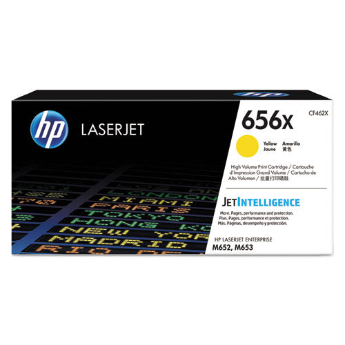 Image of HP HP 656x, (cf462x) High-Yield Yellow Original Laserjet Toner Cartridge