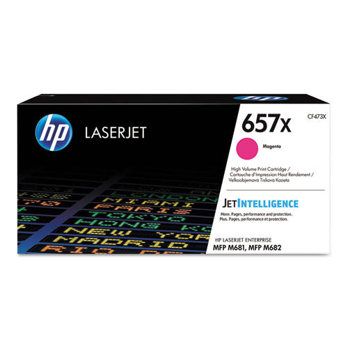 Image of HP HP 657x, (cf473x) High-Yield Magenta Original Laserjet Toner Cartridge