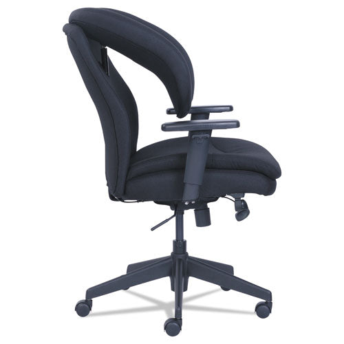 Image of SertaPedic® Cosset Ergonomic Task Chair, Supports Up To 275 Lb, 19.5" To 22.5" Seat Height, Black