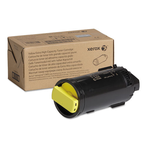 Image of Xerox® 106R04012 Extra High-Yield Toner, 16,800 Page-Yield, Yellow, Taa Compliant