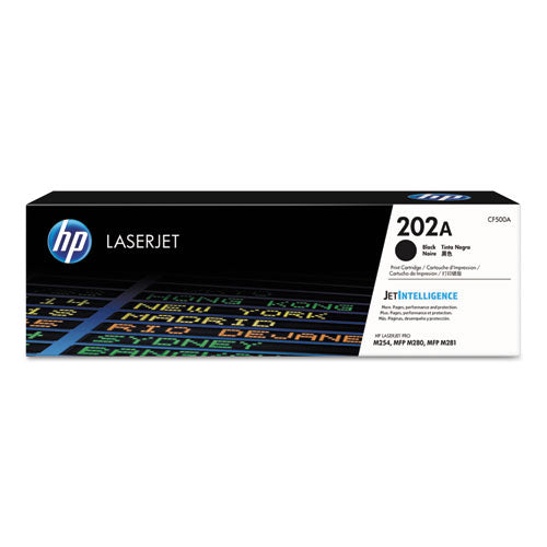 Image of HP HP 202a, (cf500a) Black Original Laserjet Toner Cartridge