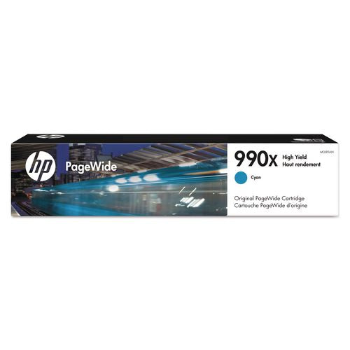 Image of HP HP 990x, (m0j89an) High-Yield Cyan Original Pagewide Cartridge