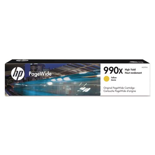 Image of HP HP 990x, (m0j97an) High-Yield Yellow Original Pagewide Cartridge