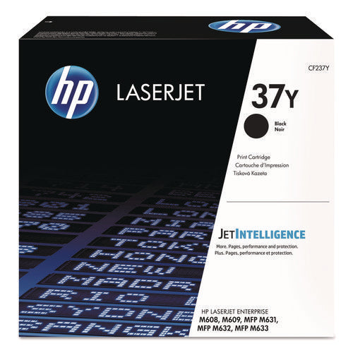 Image of HP HP 37y, (cf237y) Extra High-Yield Black Original Laserjet Toner Cartridge