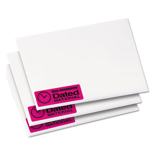 Image of Avery® High-Visibility Permanent Laser ID Labels, 1 x 2.63, Neon Magenta, 750/Pack