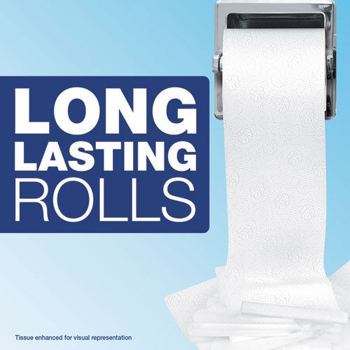 Image of Charmin® Commercial Bathroom Tissue, Septic Safe, Individually Wrapped, 2-Ply, White, 450 Sheets/roll, 75 Rolls/carton