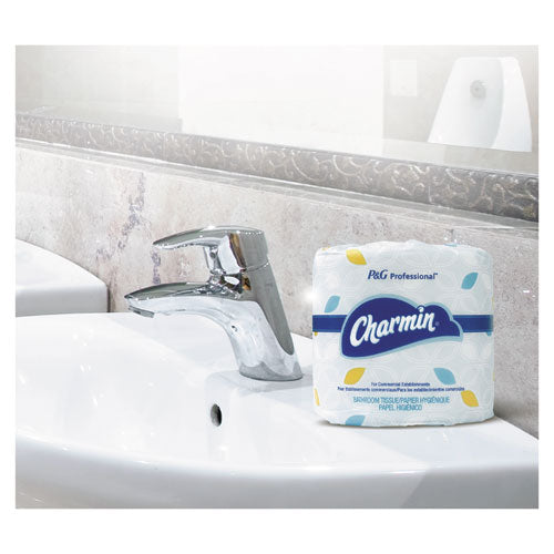Image of Charmin® Commercial Bathroom Tissue, Septic Safe, Individually Wrapped, 2-Ply, White, 450 Sheets/roll, 75 Rolls/carton