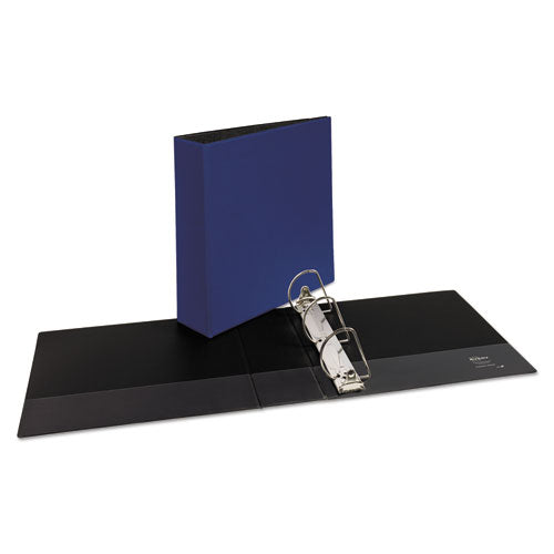 Image of Avery® Durable Non-View Binder With Durahinge And Slant Rings, 3 Rings, 3" Capacity, 11 X 8.5, Blue