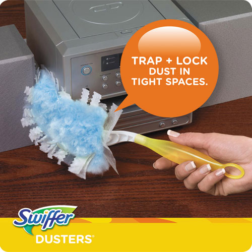 Image of Swiffer® Dusters Refill, Fiber Bristle, Light Blue, 18/box