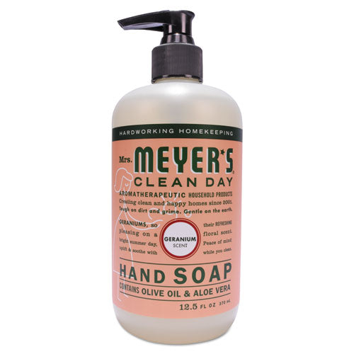 Image of Mrs. Meyer's® Clean Day Liquid Hand Soap, Geranium Scent, 12.5 oz