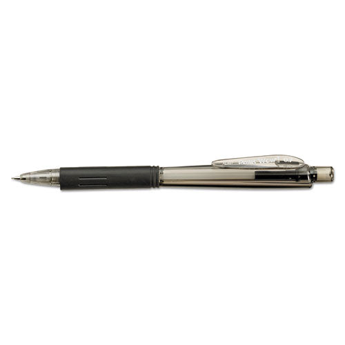 Image of Pentel® Wow! Pencils, 0.7 mm, HB (#2), Black Lead, Black Barrel, Dozen