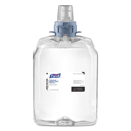 Image of PURELL® Professional HEALTHY SOAP Mild Foam, Refill for PURELL FMX-20 Manual Soap Dispenser, Fragrance-Free, 2,000 mL, 2/Carton