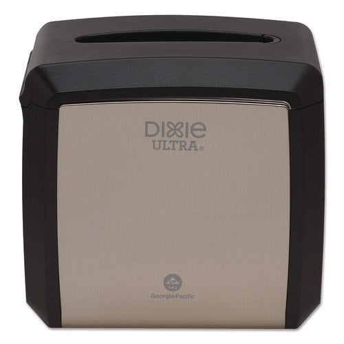Image of Dixie® Tabletop Napkin Dispenser, 7.6 x 6.1 x 7.2, Stainless