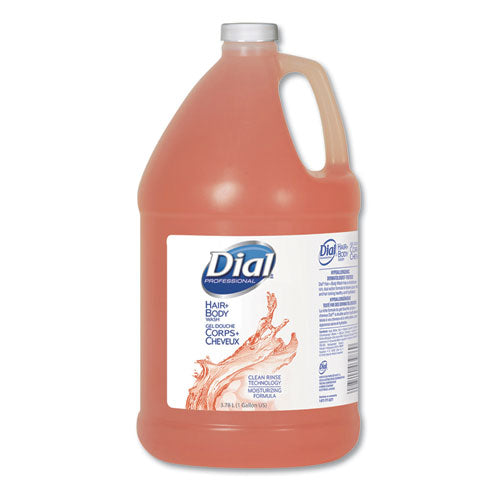 Image of Dial® Professional Hair + Body Wash, Neutral Scent, 1 Gal, 4/carton