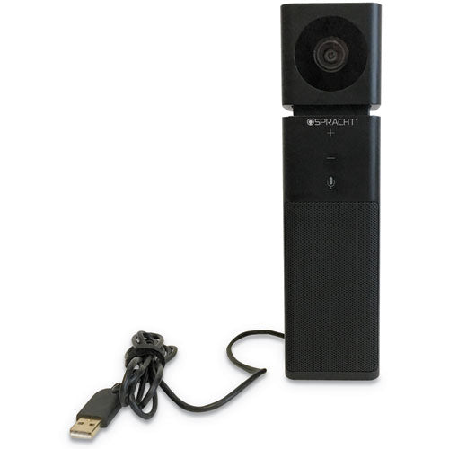 Image of Spracht Aura Video Mate HD Video and Audio Conferencing Camera, 1920 pixels x 1080 pixels, 2.1 Mpixels, Black
