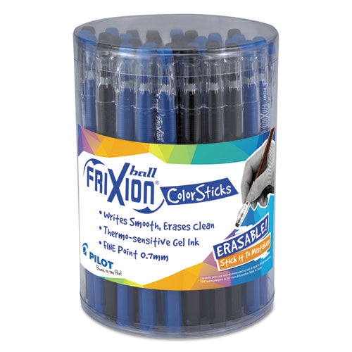Image of Pilot® FriXion ColorSticks Erasable Gel Pen, Stick, Fine 0.7 mm, Assorted Ink and Barrel Colors, 36/Pack