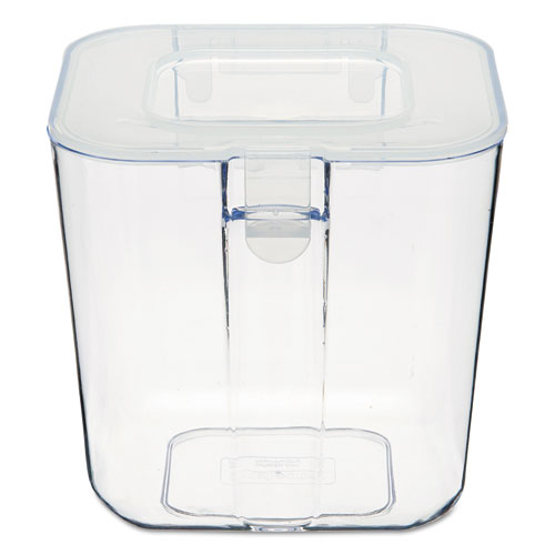 Image of deflecto® Stackable Caddy Organizer, Small, Plastic, 4.33 x 4 x 4.38, White