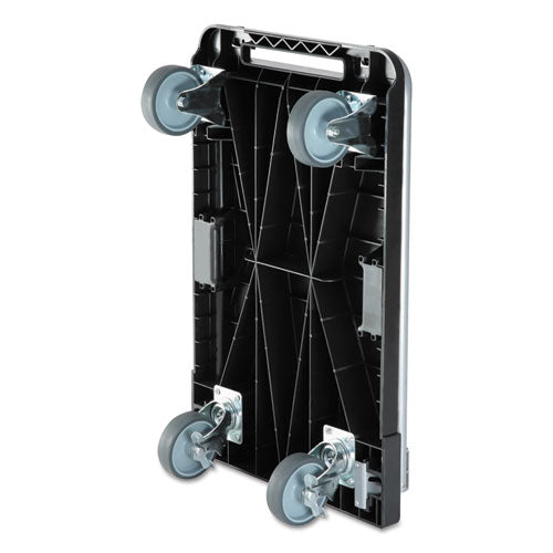Image of deflecto® Heavy-Duty Platform Cart, 300 lb Capacity, 21 x 32.5 x 37.5, Black