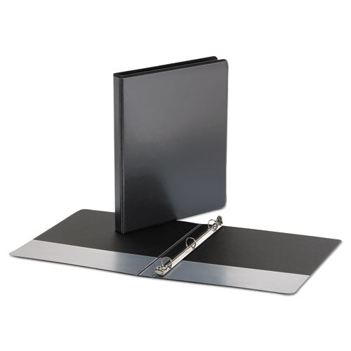 Image of Universal® Economy Round Ring View Binder, 3 Rings, 0.5" Capacity, 11 X 8.5, Black