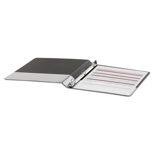 Image of Universal® Economy Round Ring View Binder, 3 Rings, 0.5" Capacity, 11 X 8.5, Black
