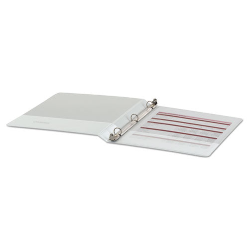 Image of Universal® Economy Round Ring View Binder, 3 Rings, 0.5" Capacity, 11 X 8.5, White