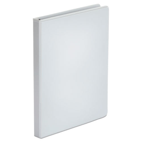 Image of Universal® Economy Round Ring View Binder, 3 Rings, 0.5" Capacity, 11 X 8.5, White