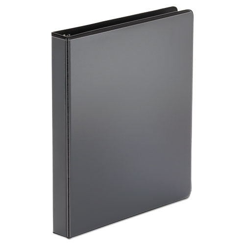 Image of Universal® Economy Round Ring View Binder, 3 Rings, 1" Capacity, 11 X 8.5, Black