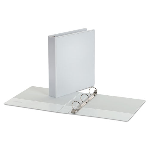Image of Universal® Economy Round Ring View Binder, 3 Rings, 1.5" Capacity, 11 X 8.5, White