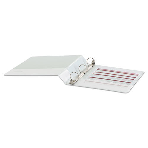 Image of Universal® Economy Round Ring View Binder, 3 Rings, 1.5" Capacity, 11 X 8.5, White