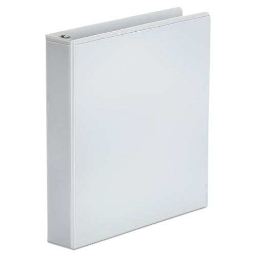 Image of Universal® Economy Round Ring View Binder, 3 Rings, 1.5" Capacity, 11 X 8.5, White