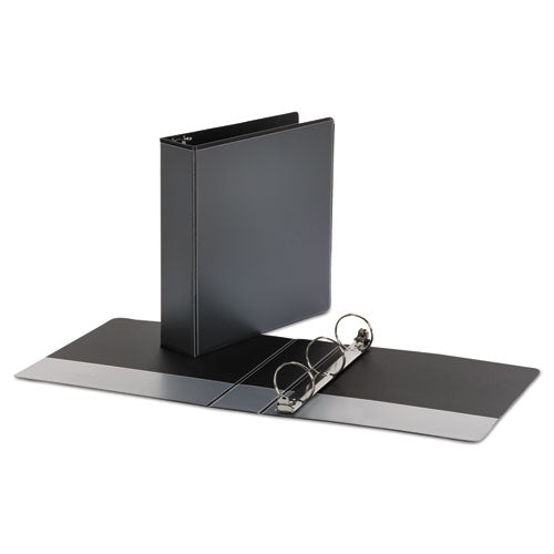 Image of Universal® Economy Round Ring View Binder, 3 Rings, 2" Capacity, 11 X 8.5, Black