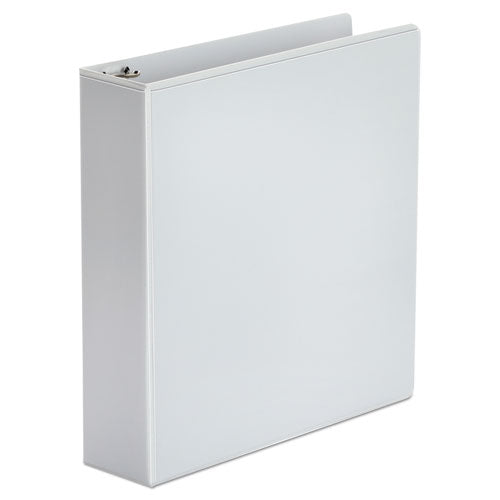 Image of Universal® Economy Round Ring View Binder, 3 Rings, 2" Capacity, 11 X 8.5, White