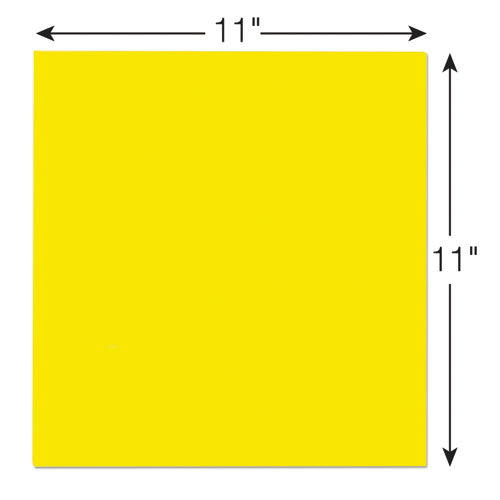Image of Post-it® Notes Super Sticky Big Notes, Unruled, 11 x 11, Yellow, 30 Sheets