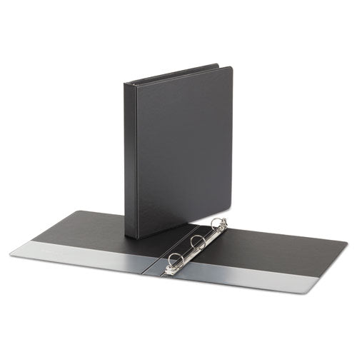 Image of Universal® Economy Non-View Round Ring Binder, 3 Rings, 1" Capacity, 11 X 8.5, Black