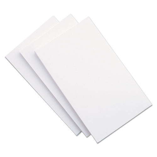 Image of Universal® Unruled Index Cards, 5 X 8, White, 100/pack