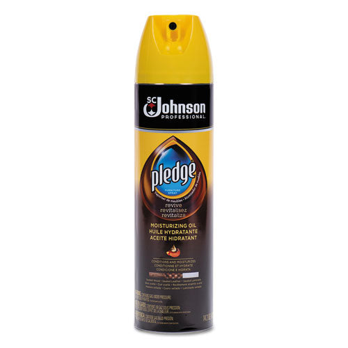 Image of Pledge® Furniture Polish, Revive Moisturizing Oil, 14.2 Oz Can, 6/carton