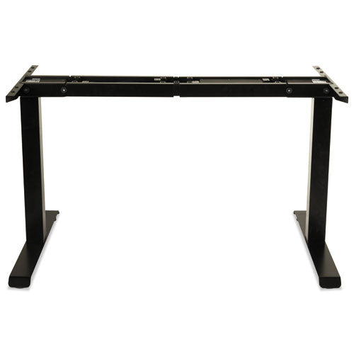 Image of Alera® Alera AdaptivErgo Sit-Stand Two-Stage Electric Height-Adjustable Table Base, 48.06" x 24.35" x 27.5" to 47.2", Black