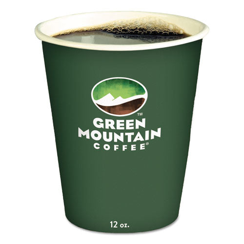 Image of Green Mountain Coffee® Paper Hot Cups, 12 oz, Green Mountain Design, 1,000/Carton
