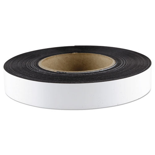 Image of ZEUS® Dry Erase Magnetic Label Tape, 1" x 50 ft, White